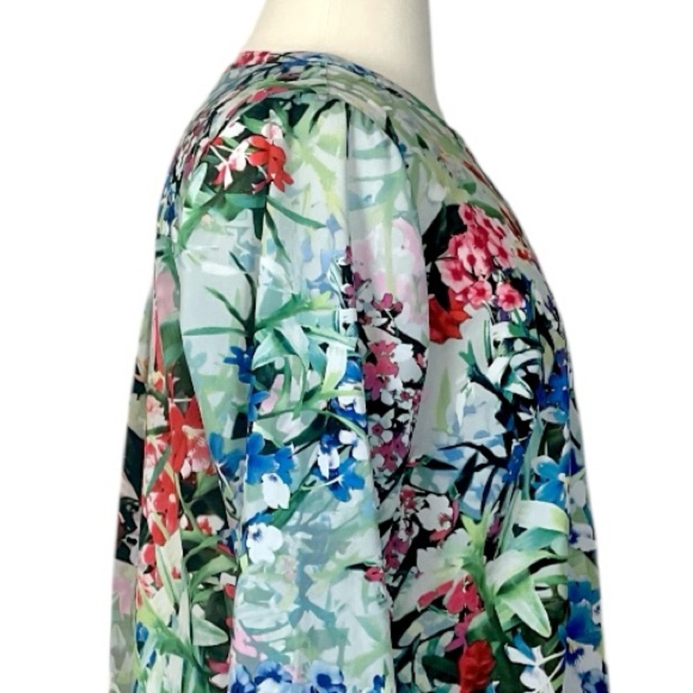 Talbots Plus Top Popover Split Button Neck Tunic … - image 7